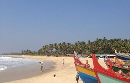 Playa de Varkala en India